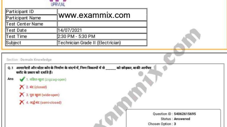 Uprvunl Tg Electrician Question Papers Pdf All Shift